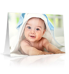 Folding cards short fold M - set of 10 (single side print, glossy)