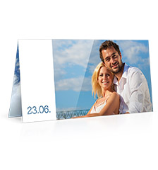 Folded Cards L (long fold)- set of 10 (double side print, standard paper glossy)