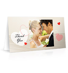 Design Folding Card long fold L - set of 10 (single side print, premium paper matt)