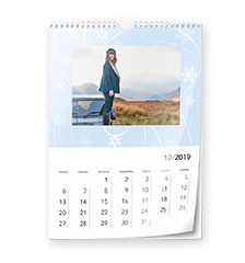 Design wall calendar classic A4 (portrait, glossy paper)