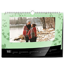 Design wall calendar classic A4 (landscape, glossy)