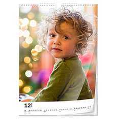 Vggkalender A4 (stende, premiumpapper glansigt)