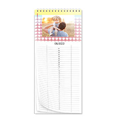 Design photo kitchen calendar (portrait)