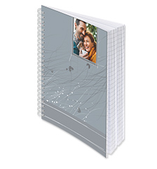 Design-Foto-Collegeblock A5 (liniert)