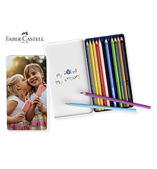 Faber-Castell farveblyanter i metalske