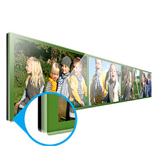 Gallery print photo panel - 80×20 cm (direct print)