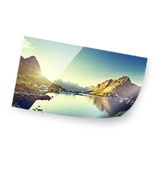 Photo poster - 80x20 cm (pearlescent)