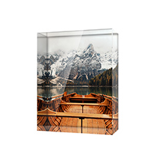 Glass photo print 8 � 10.5cm (direct print)