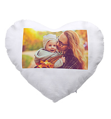 Photo cushion (heart-shaped)