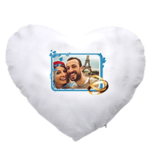 Design-Foto-Kissen Classic (Herz)