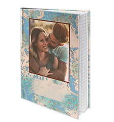 Cuaderno con tapa dura A5 diseño (a rayas)