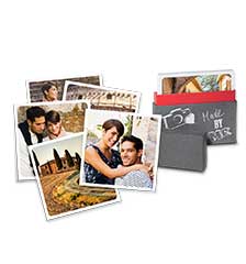 Square-Prints mit Box - 32 St�ck (Kartenpapier matt)